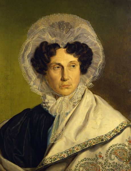 Alfred Rethel - Porträt der Mutter des Künstlers